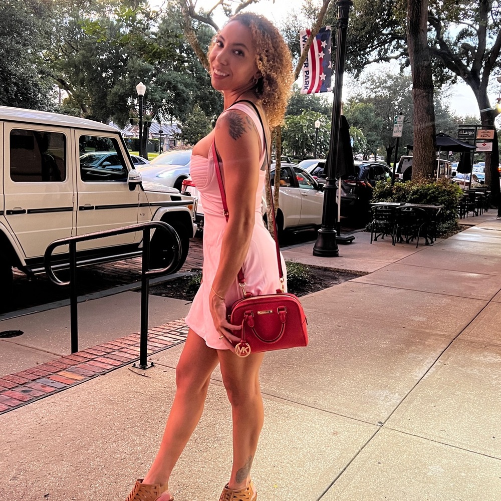 HOUSE OF CB 'Kara' Pink Quartz Mini Dress NWOT - Picture 13 of 15